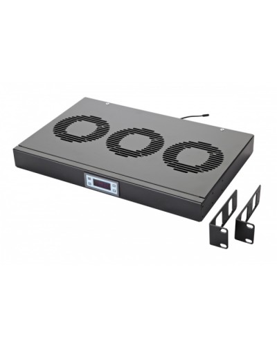 Панель вентиляционная с 3 вентиляторами, с контроллером Eurolan 60A-91-10-30BL во Владивостоке Вентиляторные модули Pintop.ru