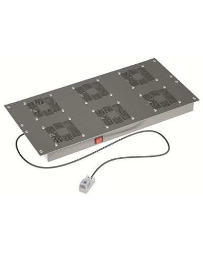 Потолочный вентиляторный модуль, с термостатом 6 вент. для крыши Ш=800мм DKC R5VSIT8006FT во Владивостоке Вентиляторные модули Pintop.ru