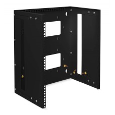 Кронштейн настенный 19" 12U, цвет черный Cabeus NC-12U-BK