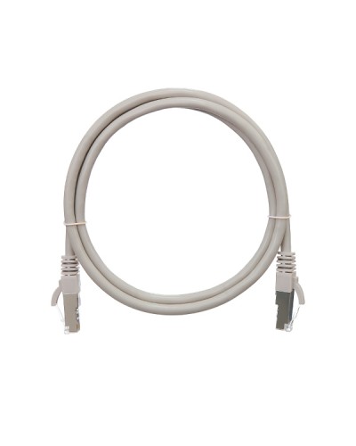 Шнур коммутационный 2хRJ45/8P8C F/UTP кат.5е (1 м) NIKOMAX (NMC-PC4SD55B-010-GY) во Владивостоке Патчкорды (медные) Pintop.ru