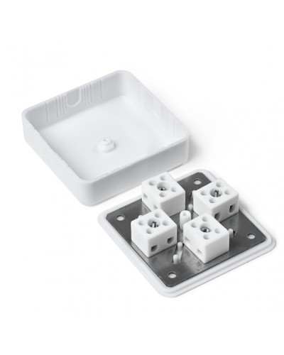 Пожтехкабель КМОП IP31 (8к х 2,5мм2) 75х75х23 (072-003) во Владивостоке Распределительные коробки Pintop.ru