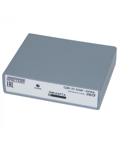 Блок сопряжения Кристалл СДК-33 GSM/GPRS во Владивостоке Дополнительное оборудование для ОПС Pintop.ru