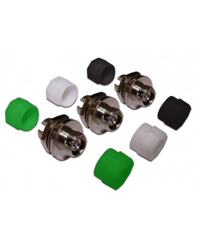 Адаптер оптический SC без фланцев, OM3, симплексный LANMASTER LAN-SC/NF-AM-OM3 во Владивостоке Коннекторы Pintop.ru