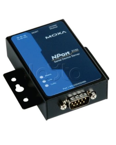 Сервер 1-портовый RS-232/422/485 в Ethernet Moxa Nport 5150 во Владивостоке Дополнительное оборудование для ОПС Pintop.ru