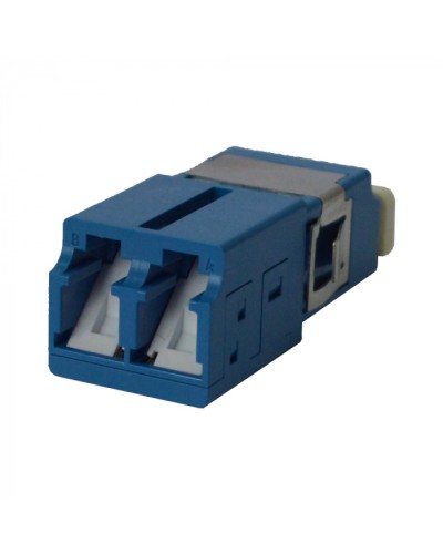 Адаптер оптический LC OM3, со шторкой, корпус SC, дуплексный LANMASTER (LAN-2LCS/SH-AM-OM3) во Владивостоке Коннекторы ВО Pintop.ru