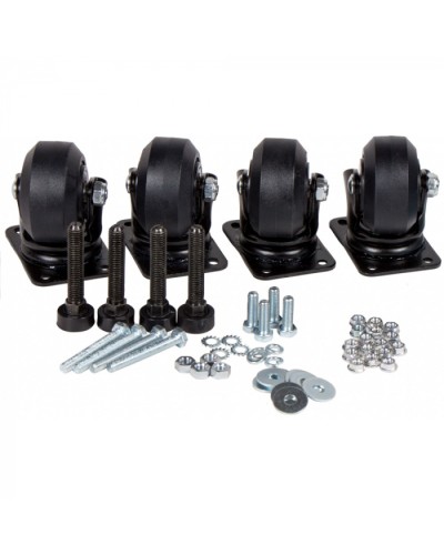 Комплект усиленных роликов и ножек для шкафов DCS LANMASTER (LAN-DC-CB-R+F-SET) во Владивостоке Аксессуары для стоек и шкафов Pintop.ru