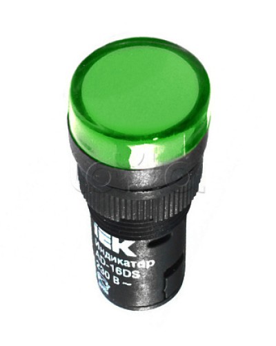 Лампа AD16DS(LED)матрица d16мм зеленый 24В AC/DCIEK (BLS10-ADDS-024-K06-16) во Владивостоке Источники света(Лампы) Pintop.ru