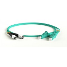 Патч-корд волоконно-оптический Hyperline FC-D2-503-FC/PR-SC/PR-H-10M-LSZH-AQ