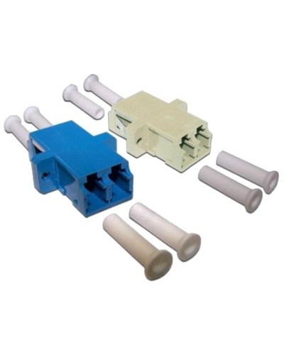 Адаптер оптический LANMASTER LC, MM, корпус SC без фланцев, дуплексный LANMASTER LAN-2LCS/NF-AM-MM во Владивостоке Коммутационные изделия Pintop.ru