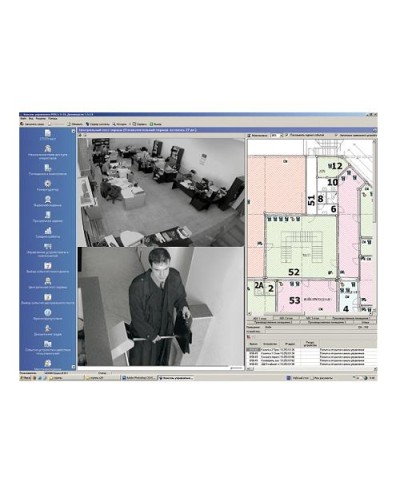 ПО Модуль Центральный пост PERCo-SM13 во Владивостоке Сетевая СКУД Perco Pintop.ru