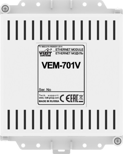 Ethernet модуль Vizit VEM-701V во Владивостоке Аксессуары для многоабонентных систем Pintop.ru