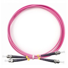 Шнур оптический duplex ST-ST 50/125 mm OM4 1,5м LSZH Cabeus FOP-50-OM4-ST-ST-1,5m