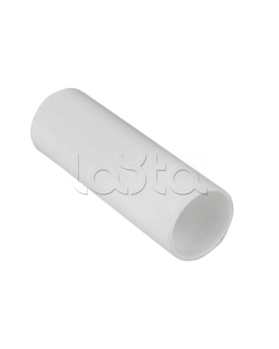 Муфта соединительная для трубы 20 мм (5 шт) белая EKF-Plast (ms-t-20-w-r) во Владивостоке Повороты, муфты, тройники Pintop.ru