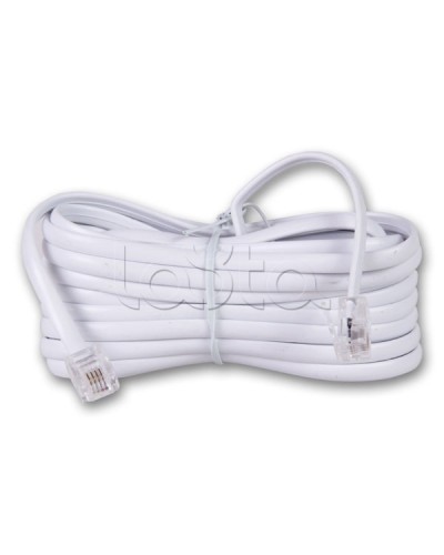 Удлинитель телефонный 3 м белый (10шт/уп) REXANT 18-3031 во Владивостоке Патч-корды и пигтейлы Pintop.ru