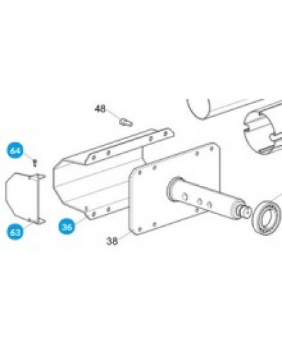 Основание блока управления ZL37 Came 319149 во Владивостоке Запчасти для шлагбаумов и автоматики Pintop.ru