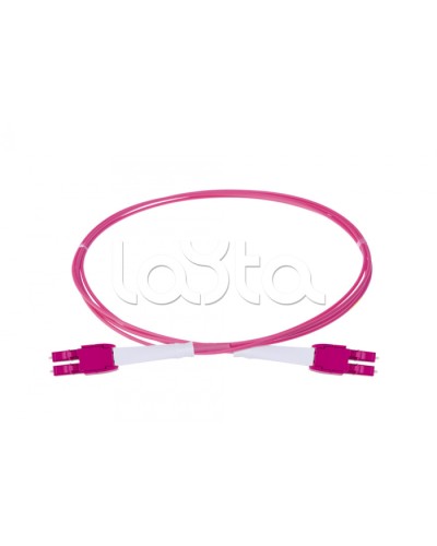 Оптический шнур HD, OM4, 2×50/125, дуплекс LC - дуплекс LC, UNIBOOT PUSH-PULL, 2 м Eurolan (41B-40-LC-LC-02) во Владивостоке Патч-корды и пигтейлы Pintop.ru