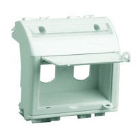 Адаптер для двух оптоволоконных разъемов типа ST, белый, 2 мод. DKC 76615B