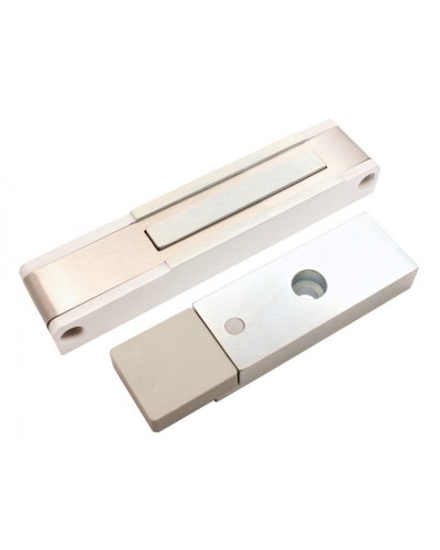 Электромагнитный замок с датчиком состояния двери ALeko ALM-150P (24В белый) во Владивостоке Электромагнитные замки Pintop.ru