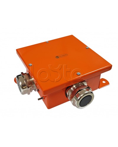 Экопласт SMB165 Коробка металл, огн. E-110,о/п 164х164х65, IP66, 10Р, (1,5-10 мм2), оранж. во Владивостоке Распределительные коробки Pintop.ru