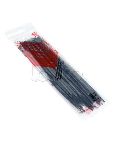 Хомут P6.6 стандартный (ч), 4.8x200 (50шт) FlexLock PROxima EKF (plc-fl-ctsb-4.8x200-r) во Владивостоке Стяжки-хомуты Pintop.ru