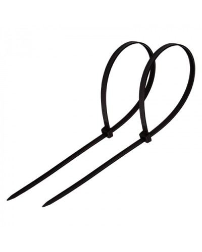 Стяжка нейлоновая неоткрывающаяся, безгалогенная (halogen free) 200x3.6мм, черная (100 шт) во Владивостоке Стяжки-хомуты Pintop.ru