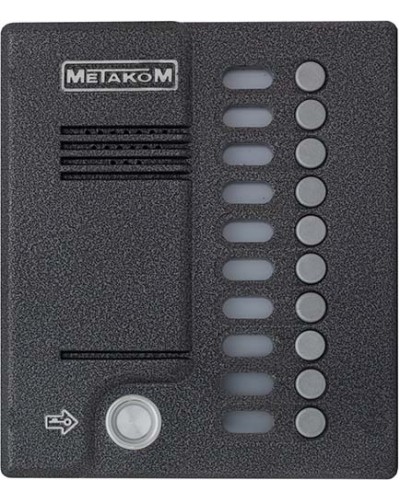 Блок вызова домофона Метаком MК10.2-TM4EV во Владивостоке Вызывные видеопанели малоабонентные Pintop.ru