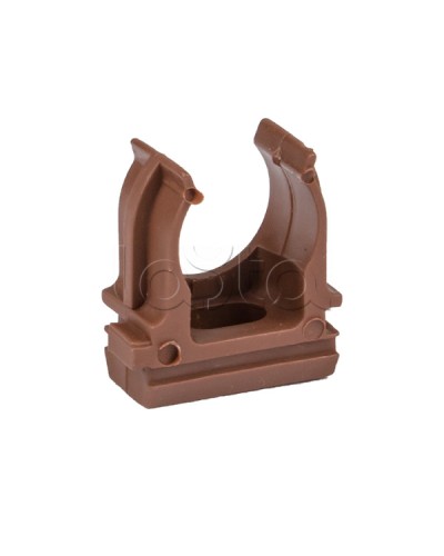 Крепеж-клипса d25 мм (10 шт) темное дерево EKF-Plast (derj-z-25d) во Владивостоке Держатели, клипсы, скобы Pintop.ru