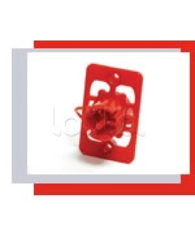 Втулка концевая для заливки в бетон 20/32мм (красный) Экопласт 44608 во Владивостоке Крепежные изделия Pintop.ru