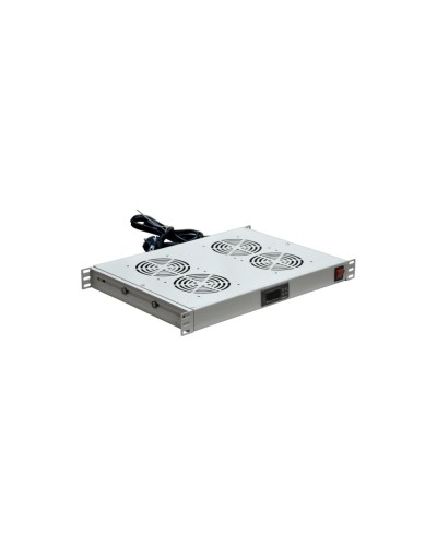 Модуль вентиляторный с термостатом 19 1U с 4-мя вентиляторами REXANT 04-2605 во Владивостоке Вентиляторные модули Pintop.ru