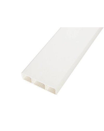 Кабельный канал75x20х2000мм с перегородками (белый) SPL (075001S) во Владивостоке Кабель-канал Pintop.ru