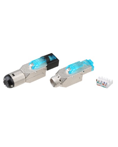 Разъем полевой оконцовки Hyperline PLUD-8P8C-S-C8-SH во Владивостоке Коннекторы и разъемы Pintop.ru