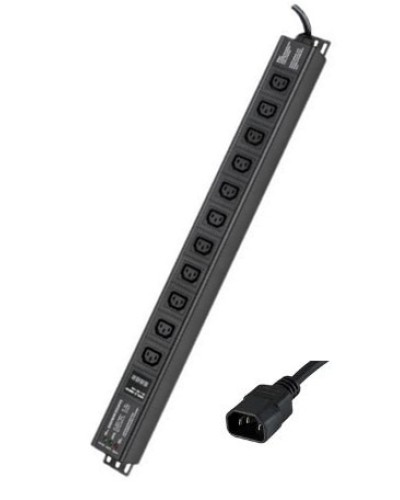 Блок распределения питания вертикальный для 19 шкафов DKC R5VIEC11CDOP во Владивостоке Блоки розеток Pintop.ru