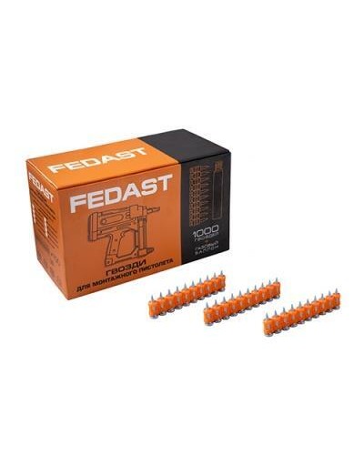 Гвозди 3,0*16 мм для монтажного пистолета с кованым наконечником (1000 шт/уп) FEDAST (fd3016mgbp) во Владивостоке Крепеж: Дюбели, шурупы, саморезы Pintop.ru