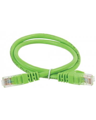 ITK Коммутационный шнур (патч-корд), кат.5Е UTP, 2м, зеленый (PC02-C5EU-2M) во Владивостоке Патч-корды и пигтейлы Pintop.ru