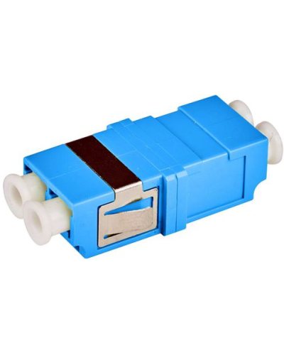 Адаптер оптический LC, OM3, корпус SC без фланцев, дуплексный LANMASTER LAN-2LCS/NF-AM-OM3 во Владивостоке Коннекторы Pintop.ru