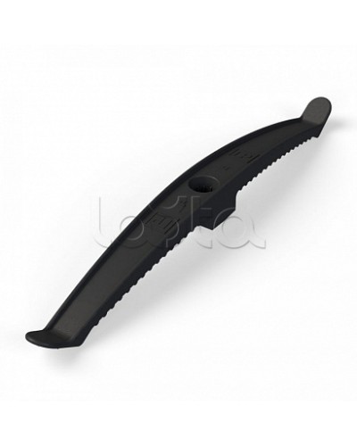 Держатель кабеля двусторонний для прямого монтажа черный (20шт/120шт уп/кор) Промрукав (PR13.0383) во Владивостоке Монтажные материалы Pintop.ru