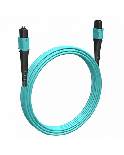 Кабельная сборка MPO(F) -MPO(M)-12 волокон 50/125 OM3, 10 m Cabeus (FOP-50-OM3-12-MPO(F)-12-MPO(M)-B-10m) во Владивостоке Кабельные сборки (оптические) Pintop.ru