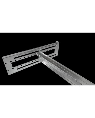 Панель 19 с DIN-рейкой регулируемая по глубине для установки коммутаторов ЦМО (STK-RACKMNT-704KA) во Владивостоке Аксессуары для стоек и шкафов Pintop.ru