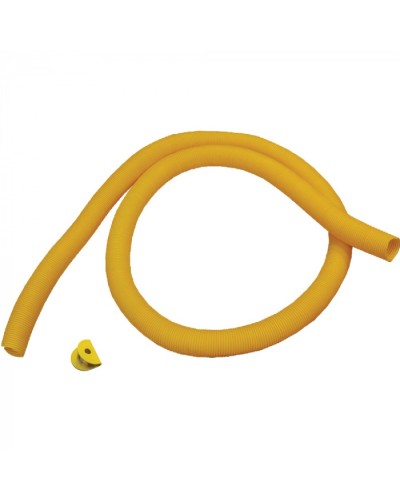 Гофротруба 56 мм для кабельного спуска, с разрезом, 3 метра, желтая LANMASTER (LAN-OT-TUBE-56) во Владивостоке Аксессуары для лотков Pintop.ru