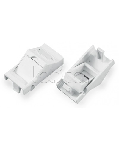 Вставка угловая 45x22.5 для 1 модуля формата Keystone Jack Hyperline SIP2A-1K-M45-22.5 во Владивостоке Модули Keystone Pintop.ru