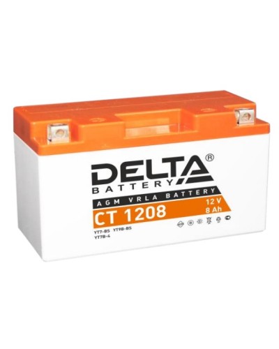 Аккумулятор АКБ 12 - 8 Delta CT 1208 во Владивостоке Электротехническое оборудование Pintop.ru