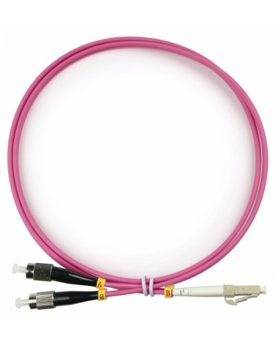 Шнур оптический duplex LC-FC 50/125 mm OM4 1,5м LSZH Cabeus FOP-50-OM4-LC-FC-1,5m во Владивостоке Патч-корды оптические Pintop.ru
