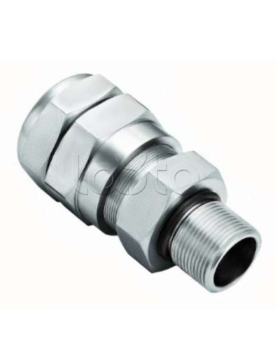 Кабельный ввод для бронированного кабеля с уплотнением внутренней оболочки кабеля резьбой G1/2, внешним диаметром кабеля D от 11 до 15 мм и проходным диаметром кабеля d= 6-10 мм Спектрон КВБ-15/10-М-G1/2 во Владивостоке Аксессуары для кабель-канала Pintop.r