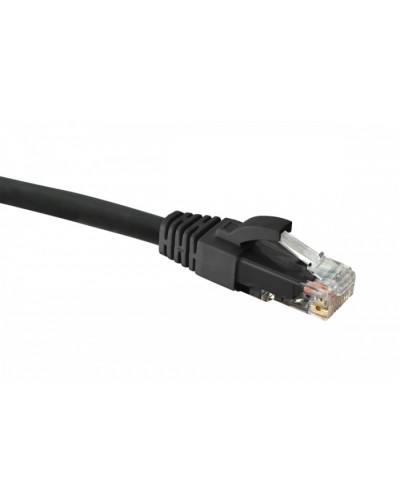 Коммутационный шнур категории 6 U/UTP, LSZH, 3 м, черный Eurolan (21D-U6-03BL) во Владивостоке Патчкорды (медные) Pintop.ru