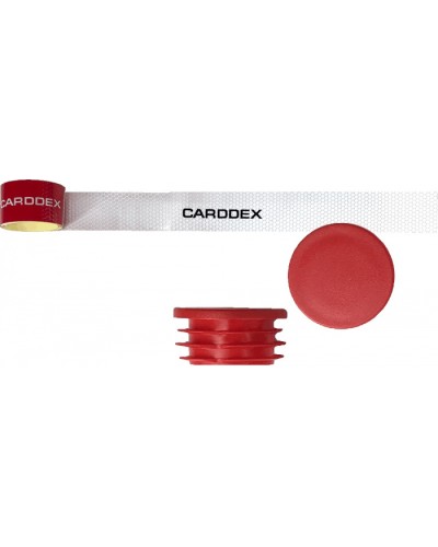 Комплект для стрел (наклейки + заглушки) CARDDEX RS-04B во Владивостоке Запчасти для шлагбаумов и автоматики Pintop.ru