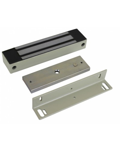 Замок электромагнитный влагозащищенный AccordTec ML-295K (белый) с уголком во Владивостоке Электромагнитные замки Pintop.ru