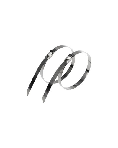 Стяжка кабельная стальная (304) 400x4,6мм (50 шт/уп) REXANT (07-0408) во Владивостоке Стяжки-хомуты Pintop.ru