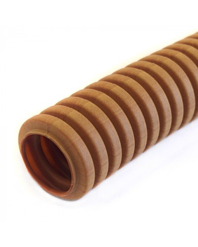 Труба гофрированная ПВХ легкая 350 Н бук с/з д20 (50 м/уп) Промрукав (PR01.0034) во Владивостоке Труба гофрированная Pintop.ru