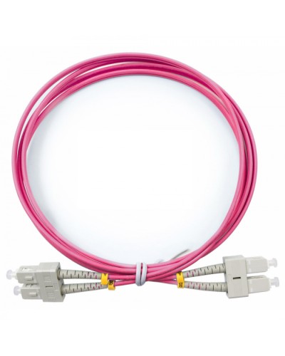 Шнур оптический duplex SC-SC 50/125 mm OM4 2м LSZH Cabeus FOP-50-OM4-SC-SC-2m во Владивостоке Патч-корды оптические Pintop.ru