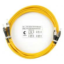 Шнур оптический duplex FC-ST 9/125 sm 5м LSZH Cabeus FOP(d)-9-FC-ST-5m